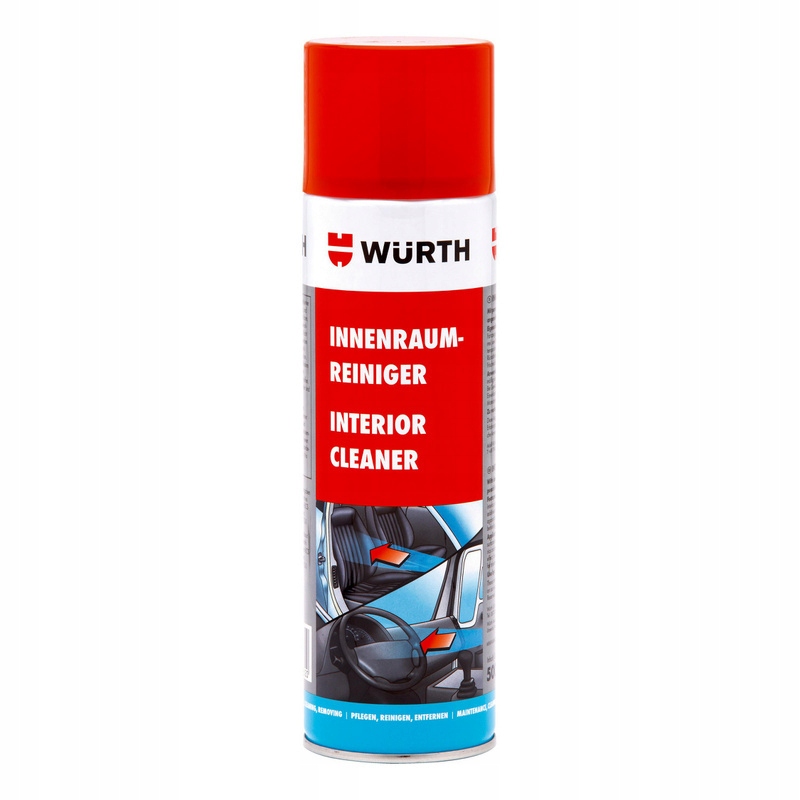 Würth pianka do wnętrza tapicerki dywanów deski rozdzielczej 500ml antystatyczna