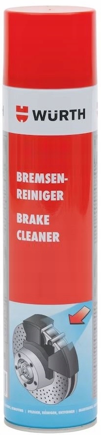 Wurth Zmywacz Do Hamulców Spray 600ml 0890108766 XXL BRAKE CLEANER