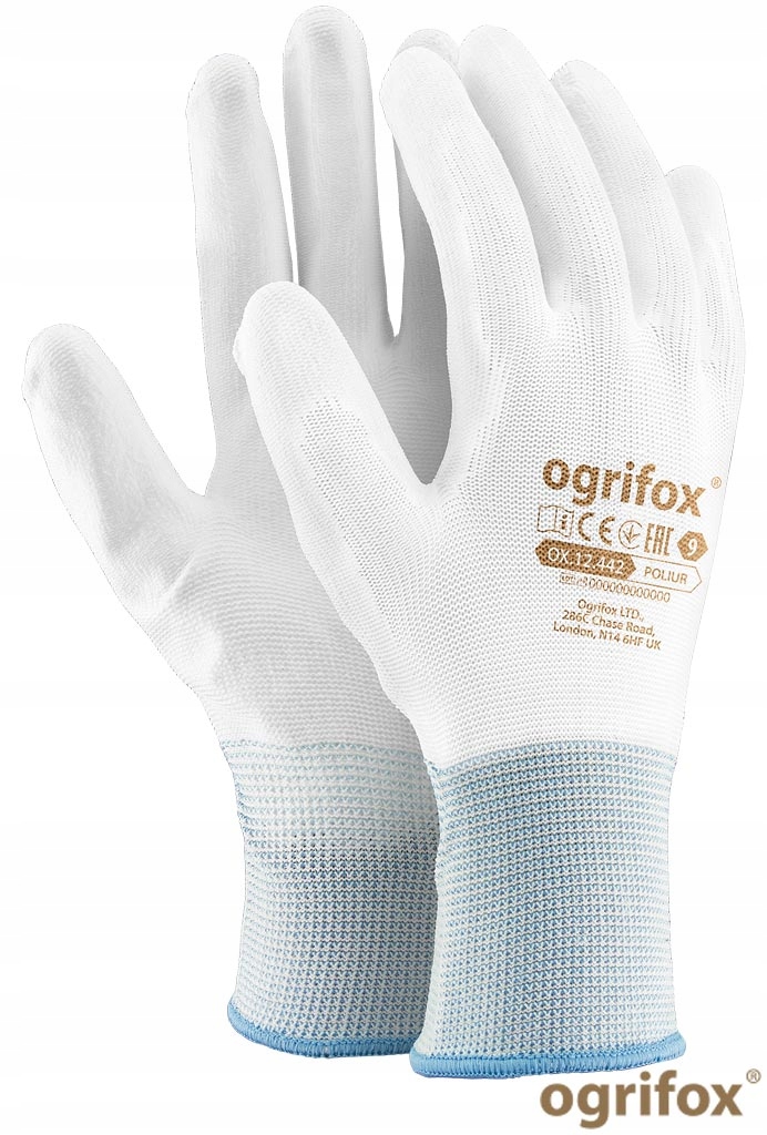 Rękawice Ogrifox OX-POLIUR WW rozmiar 10 – XL 1 para SOLIDNE