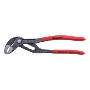 Szczypce nastawne Cobra Würth ZEBRA 180 mm | 10-36 mm zakres | Kompaktowe | Stal CrV | Uchwyt antypoślizgowy
