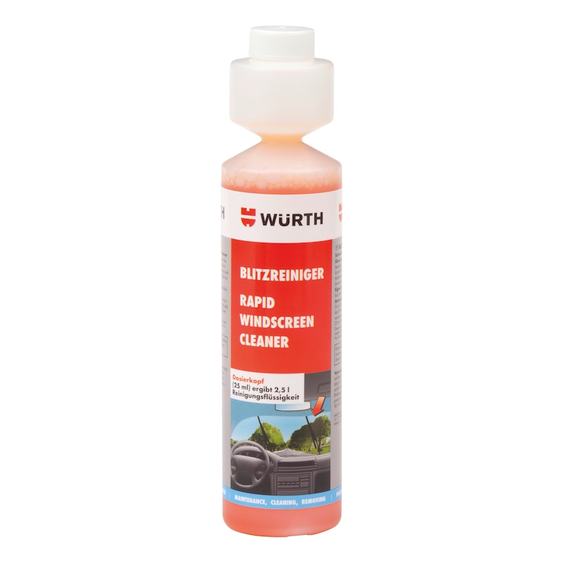WÜRTH TopDos 250ml – Koncentrat 1:100 | Płyn do spryskiwaczy | Profesjonalny | Brzoskwiniowy zapach