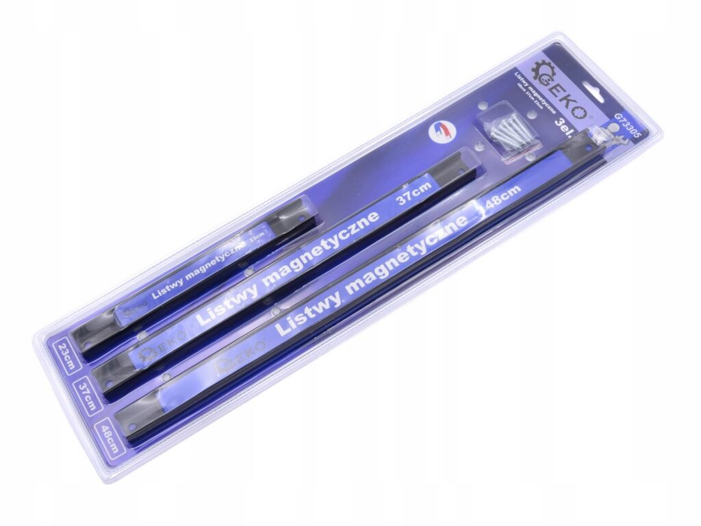 Listwy magnetyczne GEKO 3 szt 23 37 48 cm