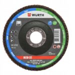 WURTH NIEMIECKA JAKOŚĆ  Tarcza ścierna LAMELOWA LAMELKA P40 125mm 22,2 STAL NIERDZEWNA